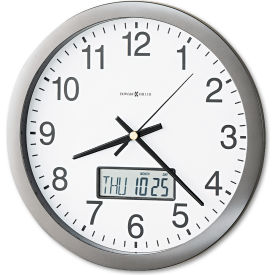 Howard Miller® Chronicle Wall Clock with LCD Inset 14