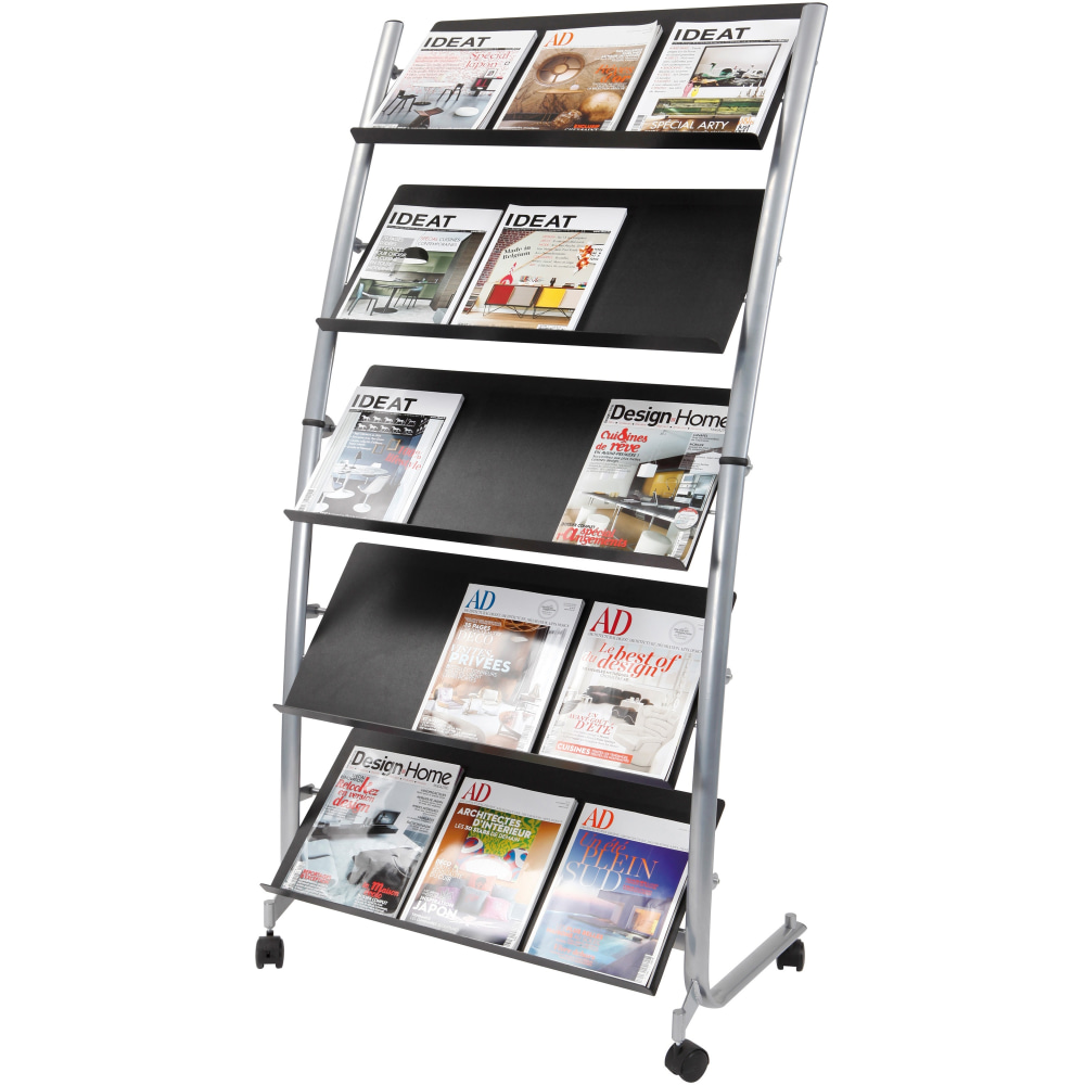 Alba Large Mobile Literature Display - 350x Sheet - 5 Compartment(s) - Compartment Size : 12.99inx28.35in - DD5GM MPN:DD5GM