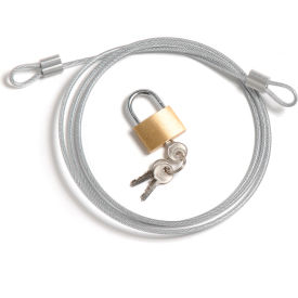 GoVets™ Security Cable Kit Includes Cable Padlock And 3 Keys 151238
