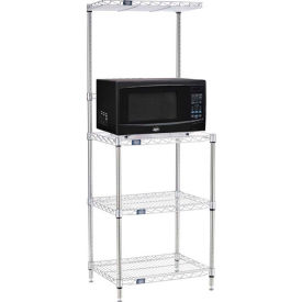 Nexel® Poly-Z-Brite® 4-Tier Microwave Station Kit  24