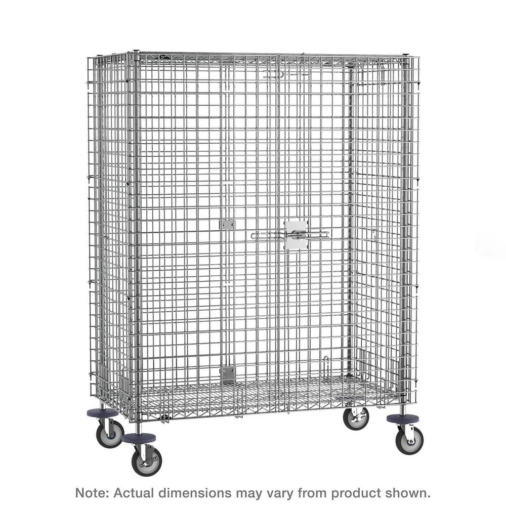 Wire Shelving, Shelving Type: Mobile Security Shelving Unit , Shelf Type: Clip , Adjustment Type: Clip , Shelf Capacity: 800lb , Mobility: Mobile  MPN:SEC35ECQ