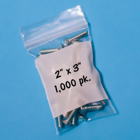 Reclosable Poly Bags W/ Write On Label 2