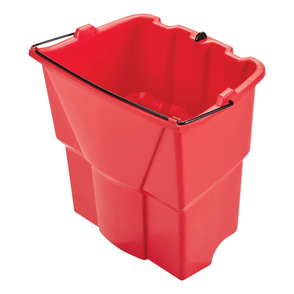 Rubbermaid WaveBrake 2.0 Plastic Dirty Water Bucket, 18 Qt, Red MPN:2064907