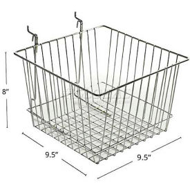 Global Approved 300621 Chrome Wire Basket 4.25