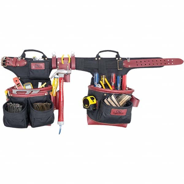 Tool Aprons & Tool Belts, Tool Type: Apron , Minimum Waist Size: 32 , Maximum Waist Size: 41 , Material: Leather, Nylon , Number of Pockets: 19  MPN:54560