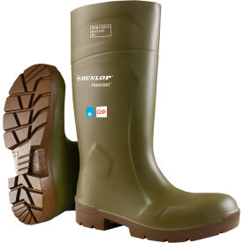 Dunlop FoodPro Purofort Multi Grip Safety Boots Cleated Outsole Steel Toe Size 13 15