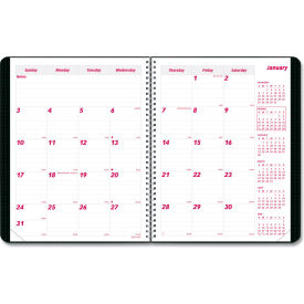 Brownline® DuraFlex 14-Month Planner 11 x 8.5 Black Dec 2025 to Jan 2027 CB1262VBLK