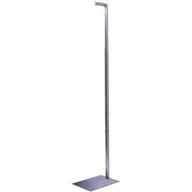 Adjustable Notched Costumer - Satin Chrome VM504/SC - Pkg Qty 2