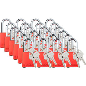 Brady® Safety Lockout Padlock Keyed Alike 1-1/2