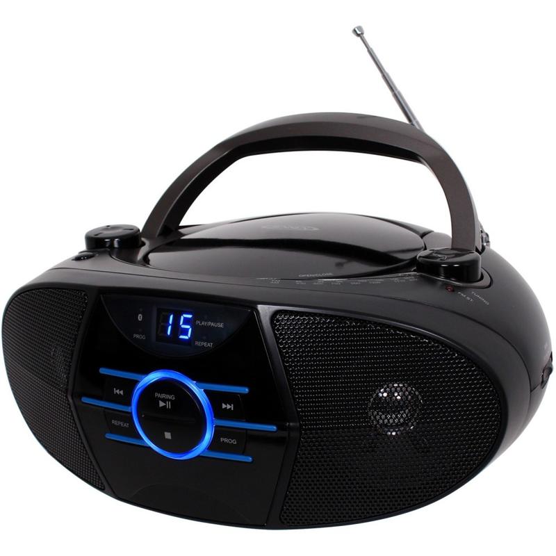 JENSEN Portable Stereo Compact Disc Player with AM/FM Stereo Radio and Bluetooth - 1x Disc - 3 W Integrated Stereo Speaker - CD560 MPN:CD-560