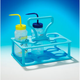 Bel-Art Polypropylene Wash Bottle Carrier Holds 250/500ml (8/16oz) Bottles 11/ x 7 5/8 x 8/ 116400001