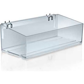 Global Approved 556116 Acrylic Divider Bin For Pegboard/Slatwall 16
