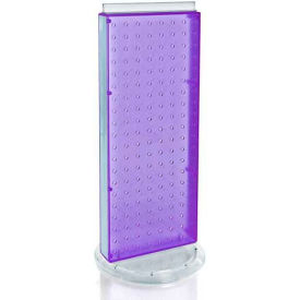 Global Approved 700509-PUR Two-Sided Non-Revolving Pegboard Countertop Display 8