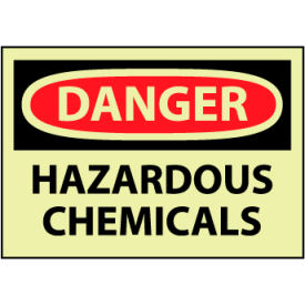 Glow Danger Rigid Plastic - Hazardous Chemicals GD441RB