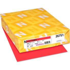 Colored Paper - Neenah Paper Exact Brights Paper Red 8-1/2