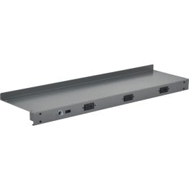 GoVets™ Steel Upper Shelf W/ 3 Duplex Outlets 48