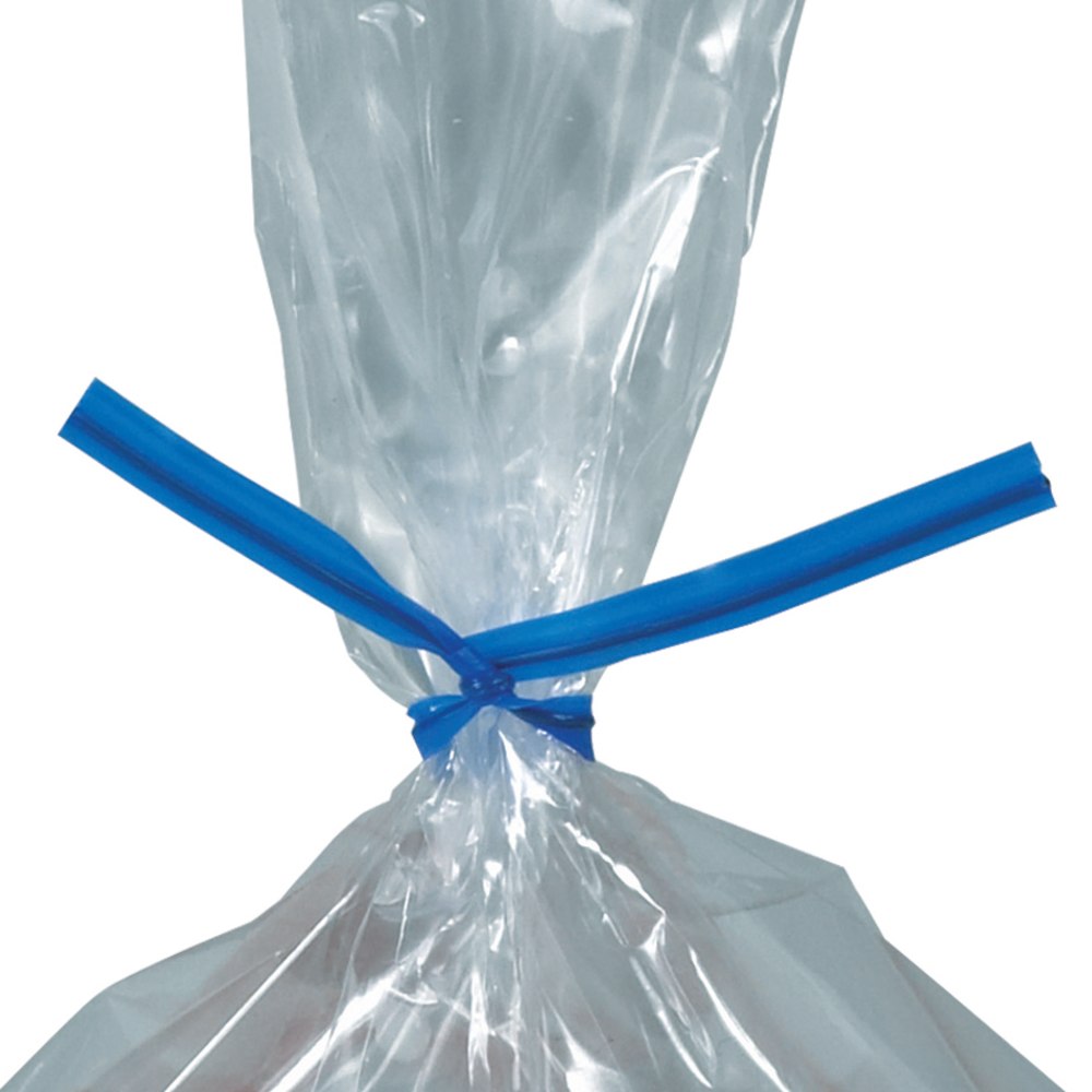 Plastic Ties For Poly Bags, 3/16in x 4in, Blue, Box Of 2, 000 MPN:PLT4B