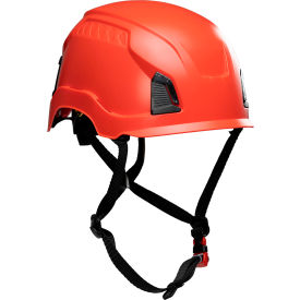 Traverse™ Cap Style Industrial Climbing Helmet Non-Vented HDPE Suspension Red 280-HP1491RM-15