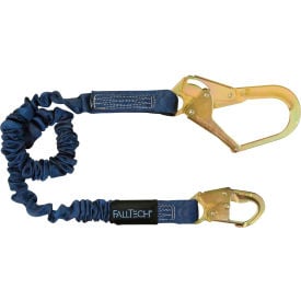 FallTech® 82403 ElasTech 4-1/2' to 6' Shock Absorbing Lanyard Adjustable Single Leg 82403