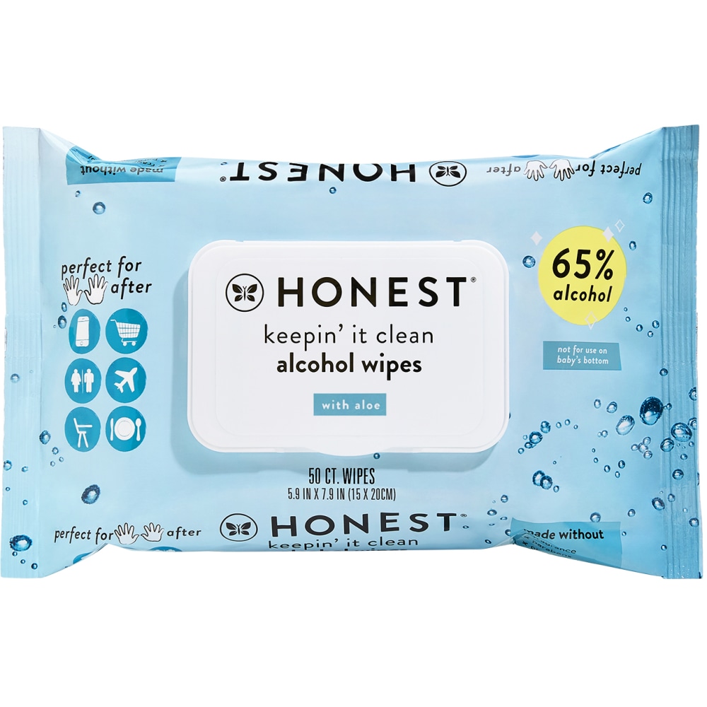 The Honest Company Sanitizing Wipes, Unscented, Case Of 50 Wipes MPN:H0053W500000S