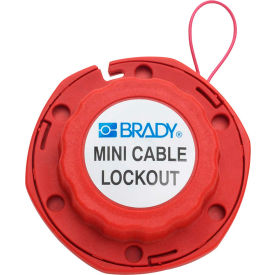 Brady® Mini Cable Lockout With 8'L Metal Cable 50940
