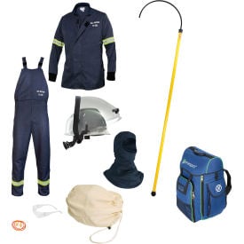 Enespro® EV Airlite Jacket/Bib Kit 12 cal/cm Rescue Hook No Gloves M KTEV-12JBA-MDNG