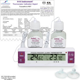 H-B Frio Temp Calibrated Dual Zone Elec Verification Thermometer -40/70C Incubator Calibration 602100400
