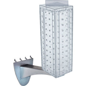 Global Approved 700231-CLR Four-sided Pegboard Tower W/ Extension 4
