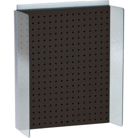 Global Approved 700357-BLK Pegboard Powerwing Display 16