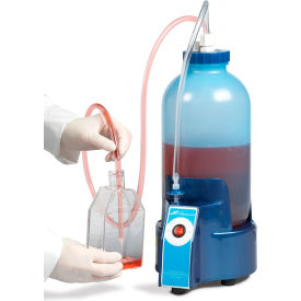 Bel-Art Vacuum Aspirator Collection System 1.0 Gallon Bottle with Pump 199170150