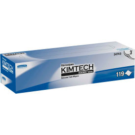 Kimtech™ Kimwipes Delicate Task Wipers 3-Ply 11.8x11.8 Unscented White 100/BX 15 Boxes/CT KCC 34743