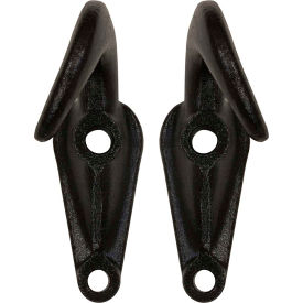 Buyers Products Drop Forged Towing Hooks w/ Black Powder Coated Finish 2 Pack - B2800AB B2800AB
