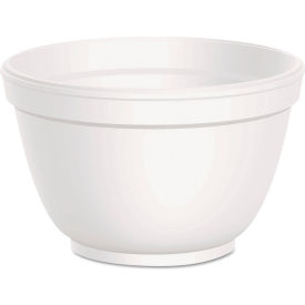 Dart® Foam Food Container Squat White Pack of 1000 6B12