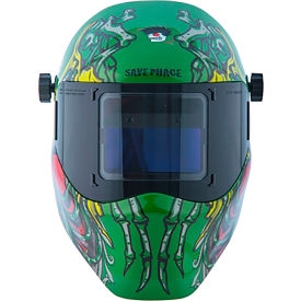Save Phace RFP 40VizI2 Auto-Darkening Welding Helmet 9-13 Variable Shade Dead King Graphic 3011629