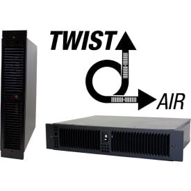 King Electric KTW Convertible Cabinet Unit Heater 1.5 kW 240/208V 1 Phase Black KTW2415-HLS-RG-B