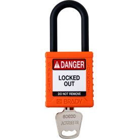 Brady® Safety Lockout Padlock Keyed Different 1-1/2