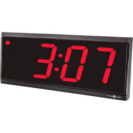 Pyramid DIG-4B Independent LED Digital Clock with 6' Cord - 4-Digit 4