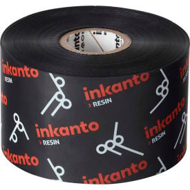 Inkanto AXR 8 Heat Resistant Resin Ribbons 53mm W x 360m L Black 10 Rolls/Case T66306IO - Pkg Qty 2