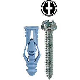 L.H.Dottie® Triple Grip Anchor Kit w/ Combo Hex Head Screw #10 Tuff Pack 201 Pieces TG10KHXTP