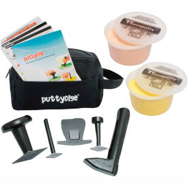 Puttycise® TheraPutty® Economy Set 5 Tools 2 x 1 lb. Putties Easy (Tan and Yellow) 10-2850