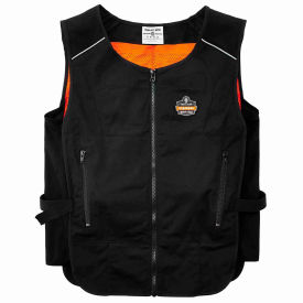 Ergodyne® Chill-Its® 6255 Lightweight Phase Change Cooling Vest 2XL/3XL Black 12124