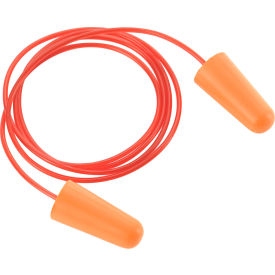 GoVets™ Bullet Earplugs Tapered Corded NRR 32 dB 100 Pairs/Box 376708
