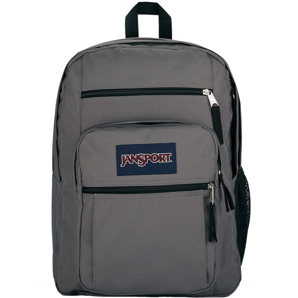 Jansport Big Student Backpack, 70% Recycled, Graphite Gray (Min Order Qty 2) MPN:JS0A47JK7H6
