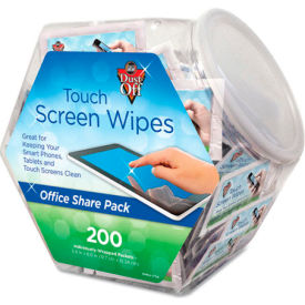 Dust-Off Antistatic Monitor Wipes Office Share Pack 200 Indiv. Wipes - FALDMHJ DMHJ