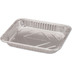 HFA® Aluminum Steam Table Pan Half-Size Shallow Silver 100/Case 32035