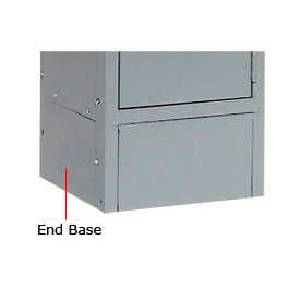 Tennsco Steel Locker End Base EB-15-MGY - For 15