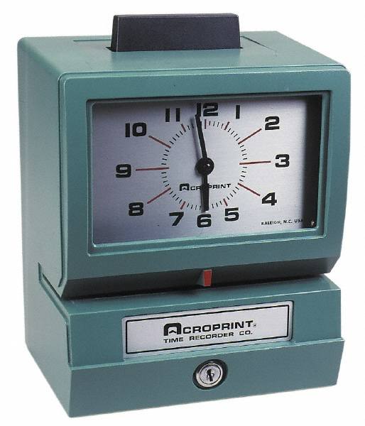 Example of GoVets Acroprint Time Recorder brand