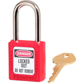 Master Lock® Safety 410 Series Zenex™ Thermoplastic Padlock Red 410RED 410-RED