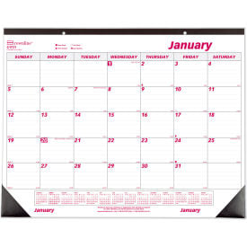 Brownline® Monthly Desk Pad Calendar Chipboard 22 x 17 2026 C1731
