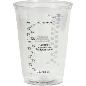 Dart® Plastic Medical & Dental Cups Graduated 10 oz Clear 50/Bag 20 Bags/Carton SCCTP10DGM